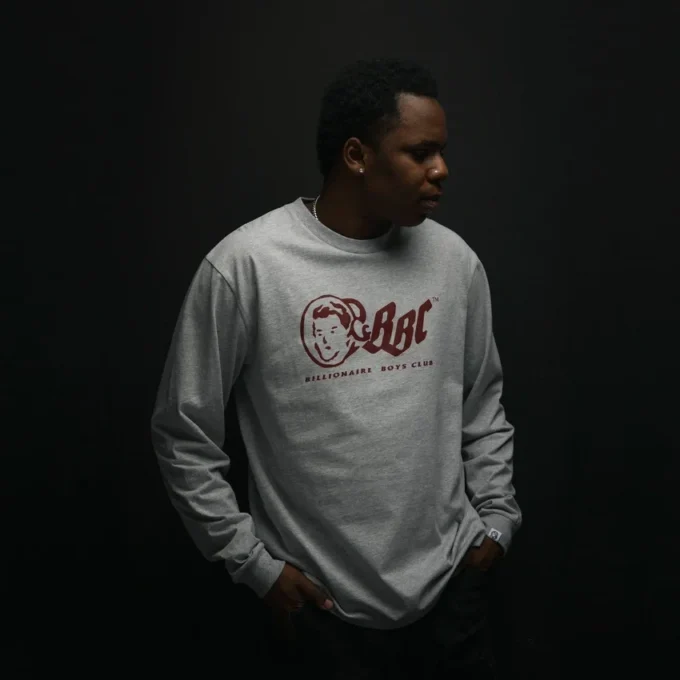 Og logo ls tee burgundy