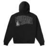 Outline curve logo hoodie