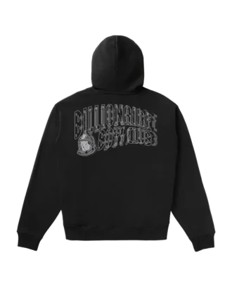 Outline curve logo hoodie
