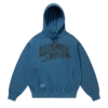 Overdyed hoodie arch logo