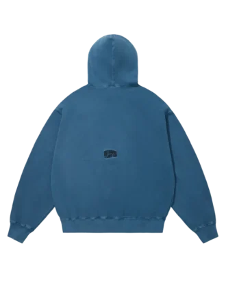Overdyed hoodie arch logo
