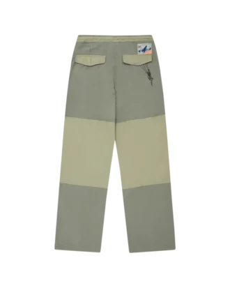 Panelled parachute pants