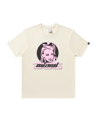 Pink badge tee