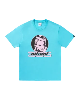 Pink badge tee