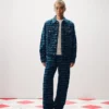 Repeat logo denim trucker jacket Repeat logo denim trucker jacket