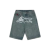 Running dog denim shorts Running dog denim shorts