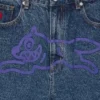 Running dog denim shorts Running dog denim shorts
