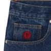 Running dog denim shorts Running dog denim shorts