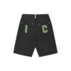 Running dog denim shorts