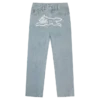 Running dog double scoop denim pant