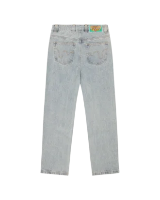 Running dog double scoop denim pant