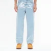 Running dog double scoop denim pant