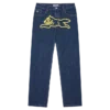 Running dog double scoop denim pants Running dog double scoop denim pants