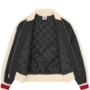 Running dog satin bomber jacket Running dog satin bomber jacket