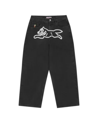 Running dog triple scoop denim pant