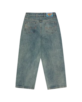 Running dog triple scoop denim pant