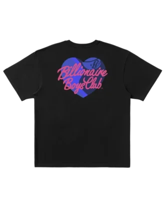 Script heart tee
