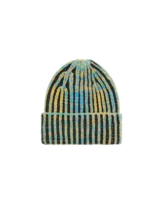 Script logo space dye beanie