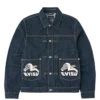 Seagull print & emb. denim jacket Seagull print & emb. denim jacket