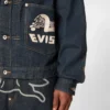 Seagull print & emb. denim jacket Seagull print & emb. denim jacket