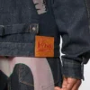 Seagull print & emb. denim jacket Seagull print & emb. denim jacket
