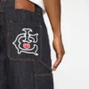 Selvedge running dog denim carpenter short Selvedge running dog denim carpenter short