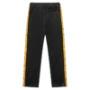 Small arch logo taped velour track pants