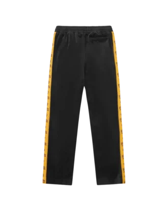 Small arch logo taped velour track pants