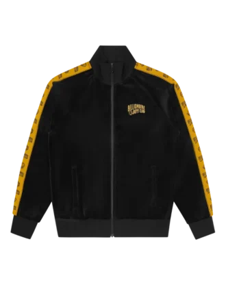 Small arch logo taped velour track top Small arch logo taped velour track top