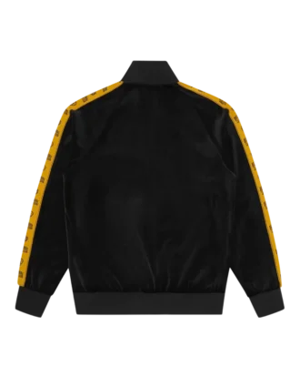 Small arch logo taped velour track top Small arch logo taped velour track top