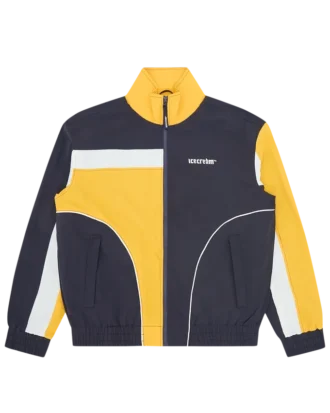Soft serve panelled track jacket