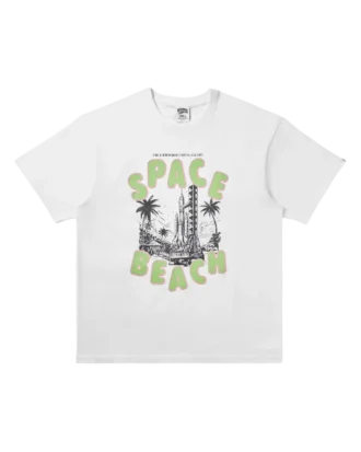 Space beach tee