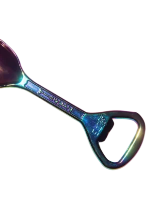 Spoon bottle opener