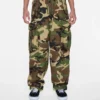 Star camo cargo pants (loose fit)