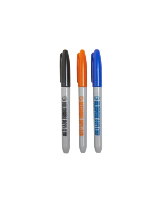 Straight logo sharpie 3-pack