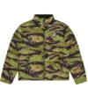 Tiger stripe puffer jacket