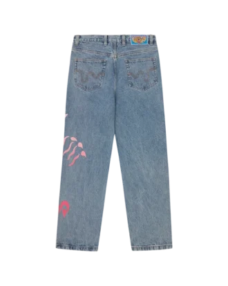 Tiger triple scoop denim pants