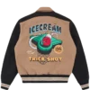 Trick shot collared varsity jacket Trick shot collared varsity jacket
