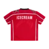 Womens cherry football jersey Womens cherry football jersey