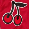 Womens cherry football jersey Womens cherry football jersey