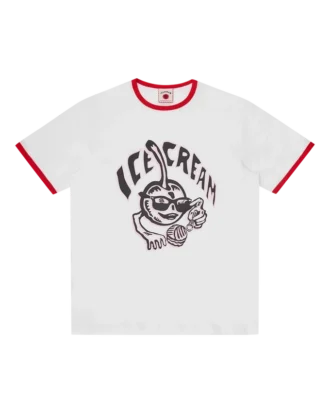Womens cherry ringer t-shirt