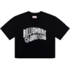 Womens classic curve logo cropped tee