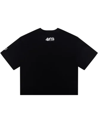 Womens classic curve logo cropped tee