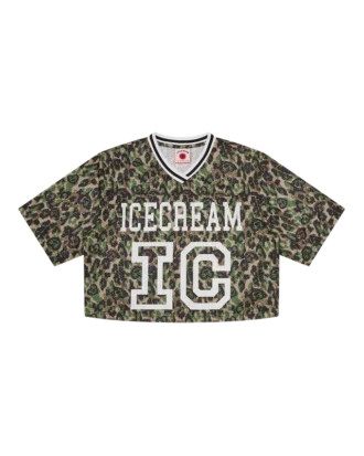 Womens cropped football jersey