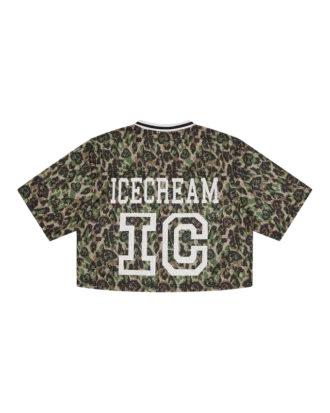 Womens cropped football jersey