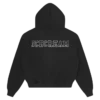 Womens crystal zip through hood