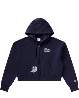 Womens dallas cowboys cropped hoodie