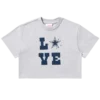 Womens dallas cowboys cropped tee