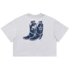 Womens dallas cowboys cropped tee