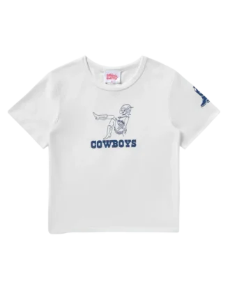 Womens dallas cowboys space cowgirl baby tee